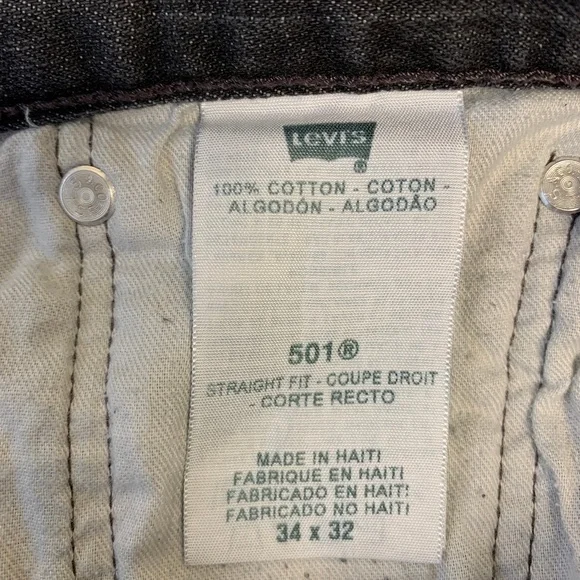 Vintage Men's 501 Gray Levi's High Rise Mom Jeans Boyfriend